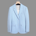 2024 New Joker Solid Color Plus Size Men's Suit Jacket Business Leisure Slim Single Suit Coat