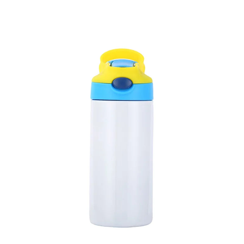 FX Factory 350ml Wholesale Double Wall Vacuum Insulated Sublimation Kids Water Bottle With Bounce Lids and Straw