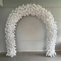 E Walk Way Stand for Wedding Stage Decor Proposal White Flower Arch Artificial Rose Flower Arches Wedding Background Support