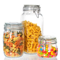 Wholesale Kitchen Household Food Storage & Container Clear Airtight Big Glass Jar With Glass Lid