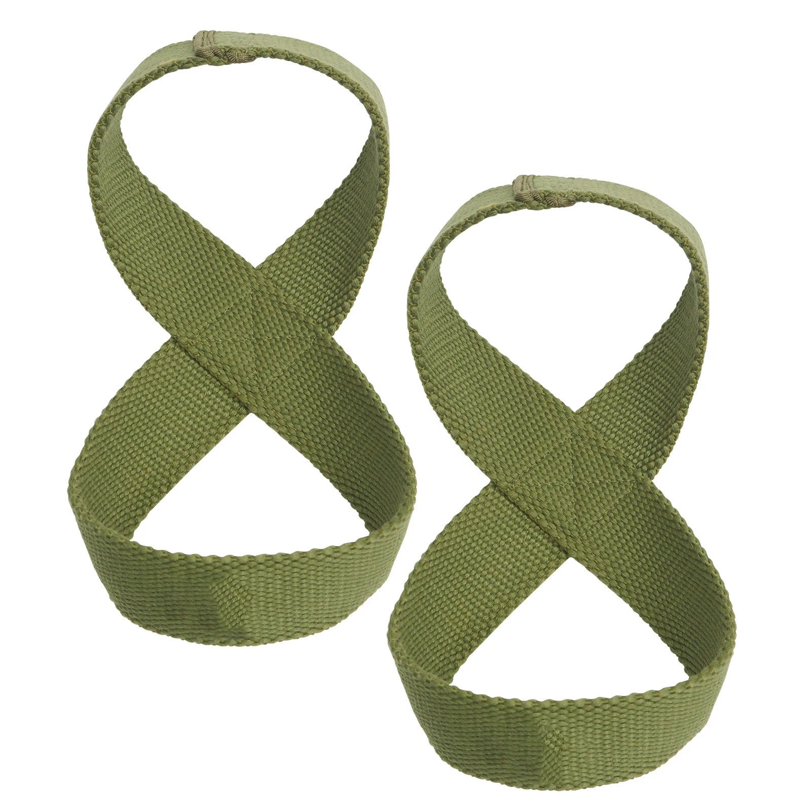 Custom Logo Figure 8 Power Lifting Gym Grips Weightlifting Wraps for Strength Training with Wrist Support Straps