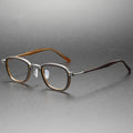 5861 Retro Optical Eyeglasses Women Men Titanium Mix Material Mix Color Special Lightweight Spectacle Frame