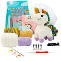 High Quality Beginner Knitting and Kit De Crochet Diy Crochet Animal Set Bag Kit with Yarn for Beginners