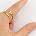 Angel Number Ring Stainless Steel Rings Jewelry for Finger