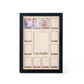 Custom Baby First Year Photo Album Baby Milestone Wooden Board My First Year Photo Frame for Baby Shower Gifts