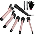 Rizador De Cabello Custom Curling Iron Wand LCD Temperature Display Ceramic Four Barrels Straight Hair Curler