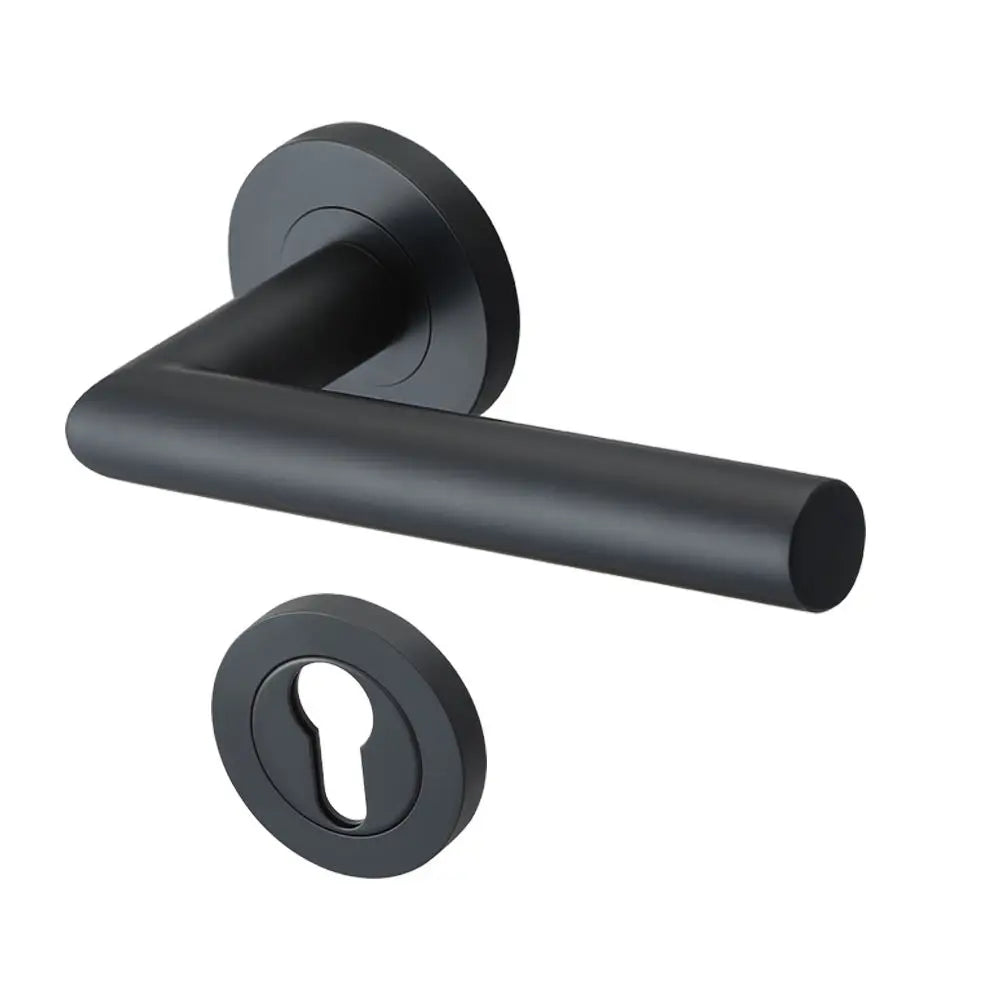 China Factory Supply Custom Logo Commercial Stainless Steel Home Entrance Doors Handles Bathroom Door Handle Lock