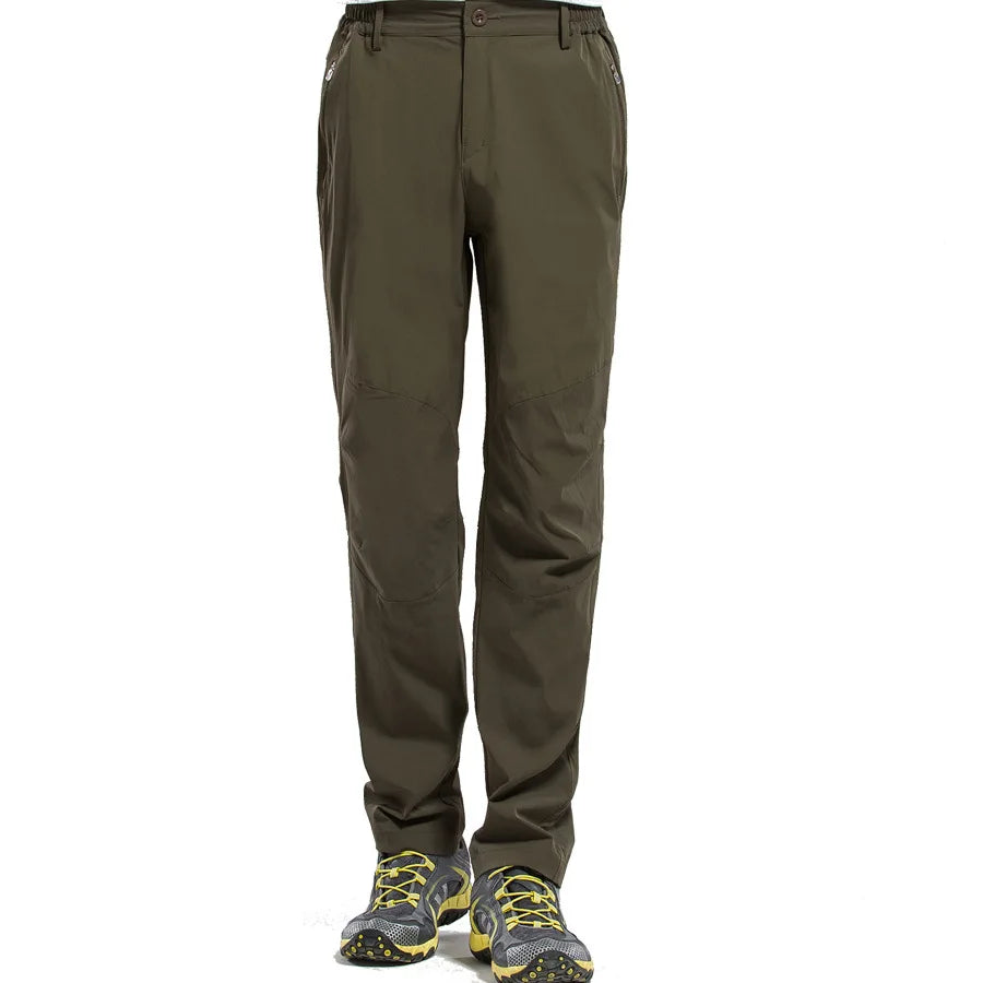 A619 Men's Women's Waterproof Sports Pants Quick-Drying Casual Elastic Outdoor Pants