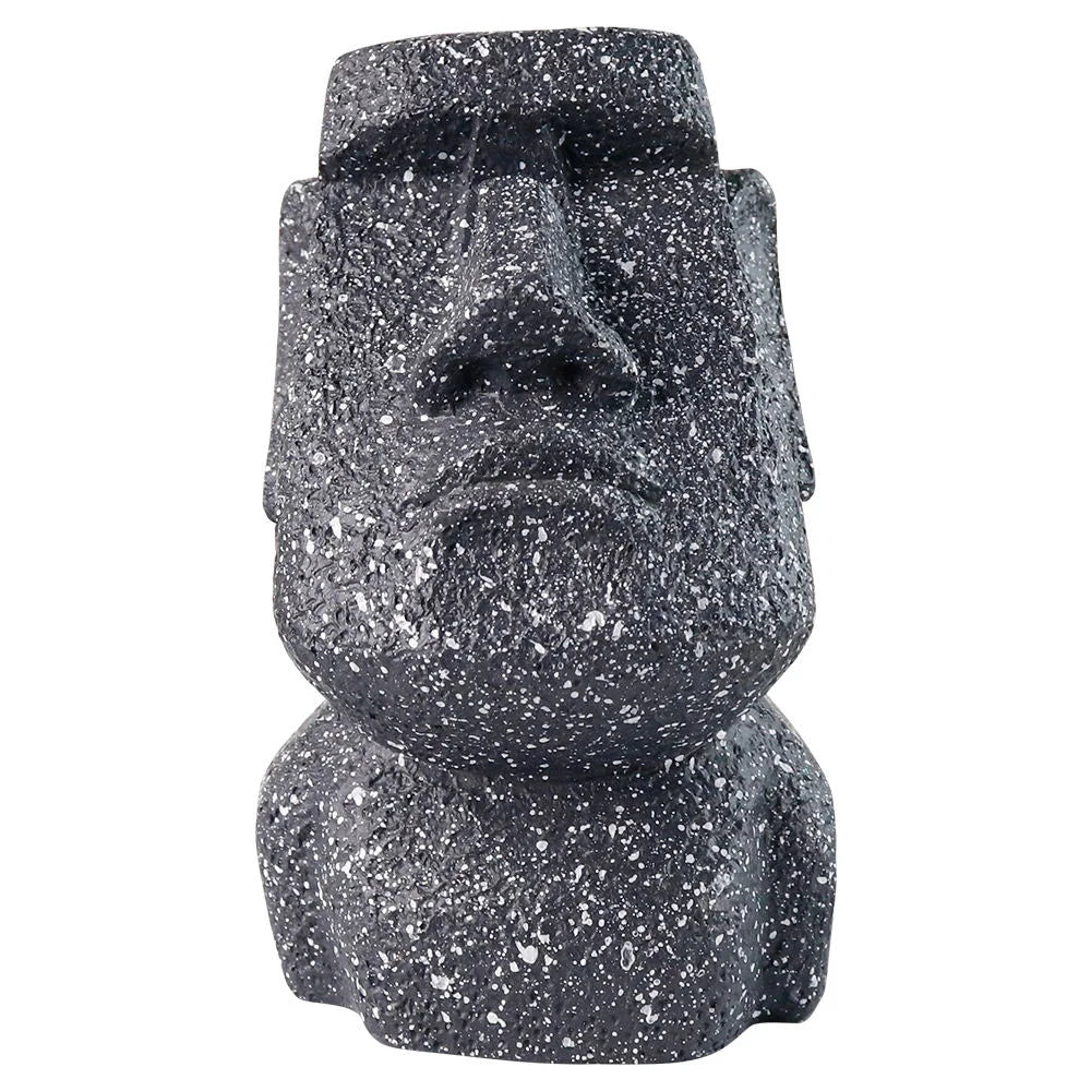 Speckled Moai Statue Hand-painted Resin Art Ancient Design Home & Garden Decorative Statues Holiday Gift