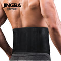 JINGBA Neoprene Warm Waist Trimmer Slimming Belt for Weight Loss Outdoor Running Cycling Yoga Back Pain Relief with Support Bars