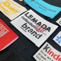 Custom Straight Cut Tags Fabric Woven Clothes Label Woven Tag Custom Labels for Clothing Brand