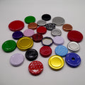 38mm 48mm 58mm 63mm 70mm 82mm Twist-off Metal Tinplate Lug Lid Closure  Food Grade Custom Logo Printing for Glass Jar Bottle