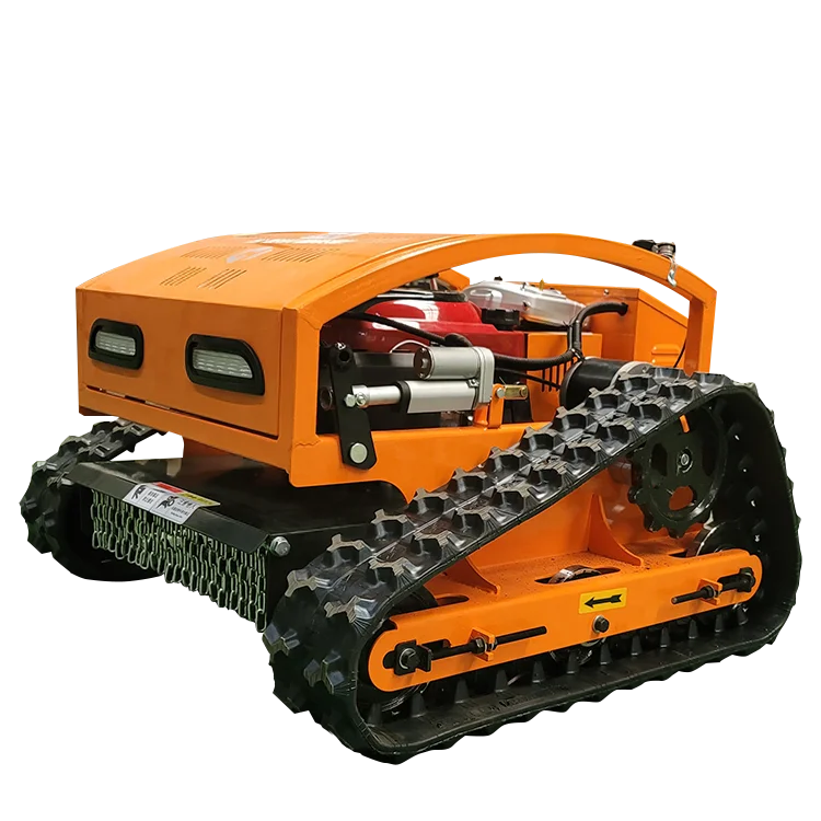 AWY-550 Rubber Tracked 7.5HP-9.5HP Crawler Self-propelled Mini Lawn Mower Machine Cheap Price for Garden