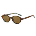 40006 Retro Vintage Woman's Luxury Customised Private Label Sunglasses Custom Black Small Frame Oval Sunglasses Logo