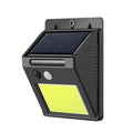 Outdoor Waterproof Aluminum LED Wall Light Solar Powered Human Body Induction Garden Lamp for Courtyard Street Landscape