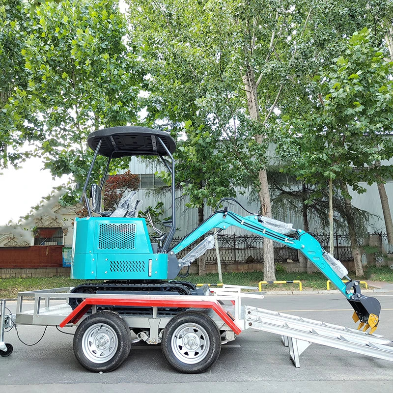 High Quality Factory Mini Excavator Trailer Mini Car Trailers for Digger Excavator Transportation Excavator Trailer
