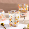 New Fresh Design Borosilicate Glass Heat-Resistant BPA Free Handmade Coffee Tea Water Juice Mug for Gift
