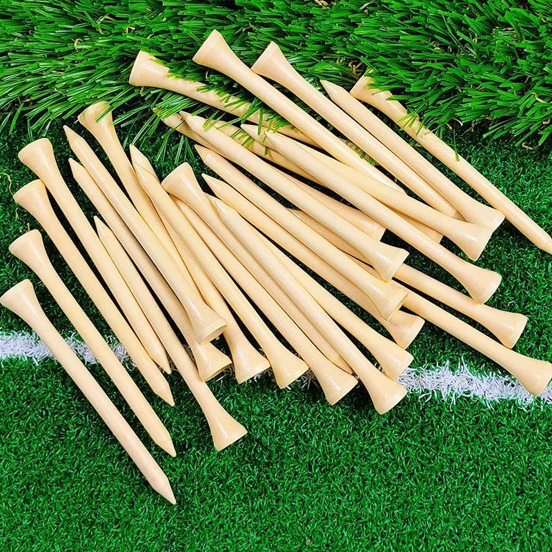 Custom logo Bamboo Golf Tees Golf Accessories Box Set Pencil Bamboo Golf Tees Gift