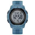 Mens Waterproof Digital Sport Watches Wide Screen Easy Read Display With Rubber Strap
