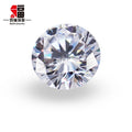 Baifu Jewelry Top Quality Synthetic Round White Cubic Zirconia Stone