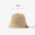 Fashion Soild Color Spring Foldable Beach Sun Summer Thin Bucket Hat