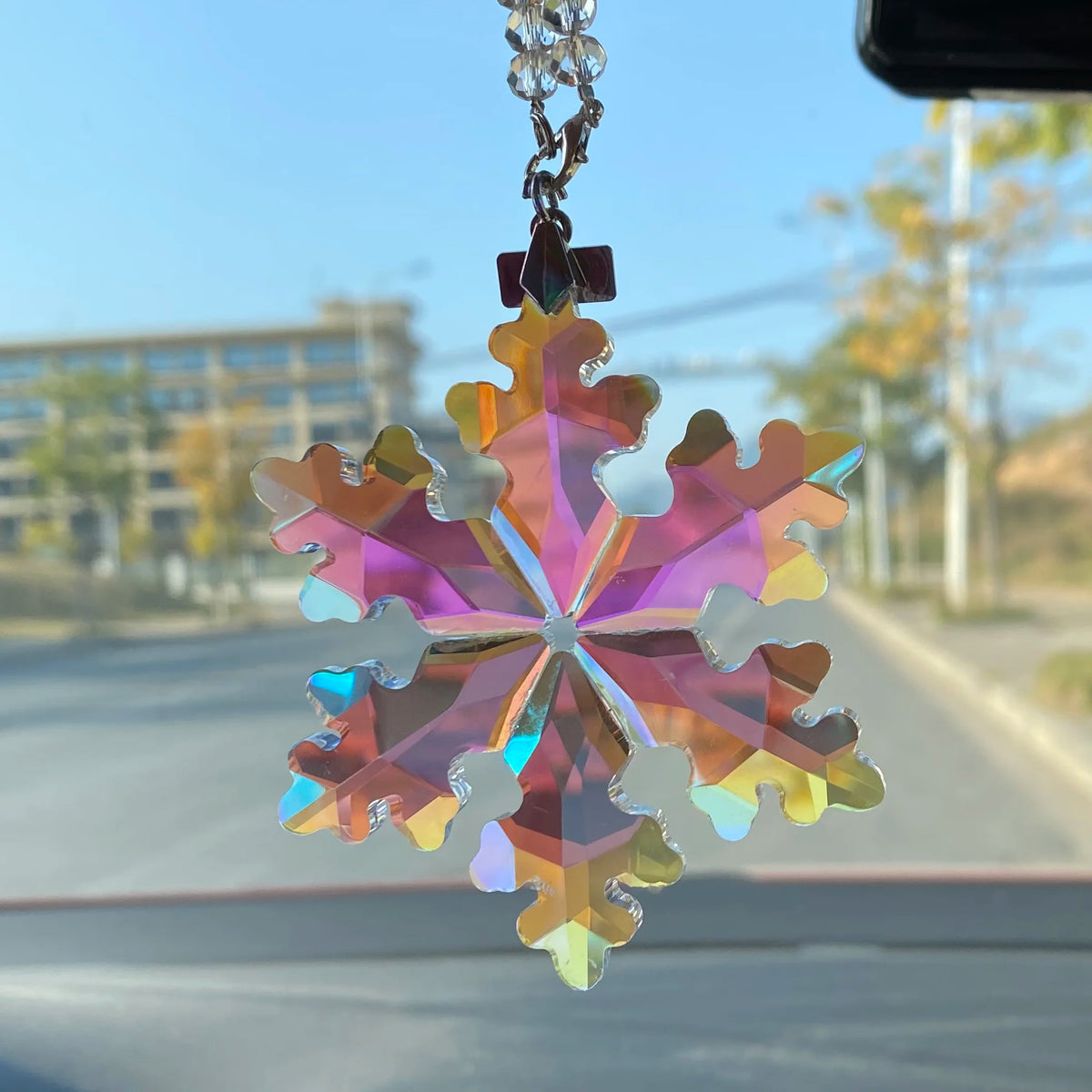 New Design K9 Crystal Star Ornament Snowflake Hanging Christmas Gift for Wedding Decor Crystal Snowflake MegaBDM