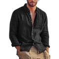 Factory Direct Sale Shirts for Men 2022 New Design Linen Shirt Men Custom Shirt