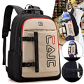 Men's Fashion Anti-Theft Smart Backpack Waterproof Sports Style Zipper Closure Polyester Lining for School Outdoor Laptop Bag