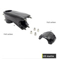 Full Carbon Fiber Mountain Road Bike Stem 3k Speed Reduction -10 Degrees 31.8mm Red White Black