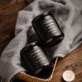 Private Label Custom logo Bulk Vegan Handmade Multi Scents Luxury Gift Black Glass Soy Wax Scented Candles