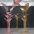 New Wedding Props Golden Banana Tree 12heads Wrought Iron Stage Decoration Ornaments Factory Outlets Luxury Wedding Decor