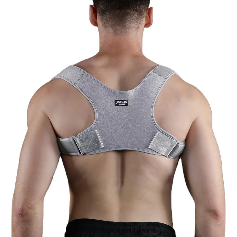 JINGBA Wholesale Top Sale Clavicle Support Back Straightener Shoulder Brace Posture Corrector Back Brace for Men and Women
