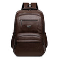 Good Price Luxury Unisex PU Leather Backpack Custom Business Waterproof with Zipper Closure Letter Pattern Charging Compatible