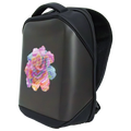 LOY Fashion Soft Walking Billboard Programmable Screen Waterproof Advertising Backpack with USB Digital Signage and Displays