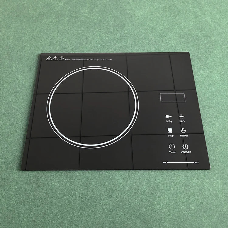650 Degree Resistance Induction Cooker Ceramic Glass Thermal Shock Resistant Microcrystalline Glass Polished Panel