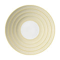 Customized Logo Premium Bone China Glaze Ceramic Plate Set Classic Design Gold Rim for Home Use Dining Featuring Plant Pattern