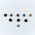 Round Colored Moissanite Diamonds D Color Loose Lab Created Moissanite  for Jewelry Making