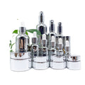 Wholesale 20mL 30mL 50mL 100mL Silver Glass Dropper Bottle Spray Head and Emulsion Head
