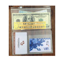 Clear PVC Pocket Zipper File Bag File Folder Bag Waterproof Document Pouch Traveler's Card Storage