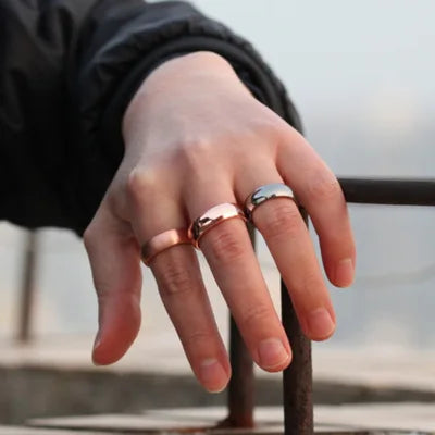 Factory Hot Sale Open Ring Personality Health Ring Magnetic Finger Rings for Women Men Gifts Gift