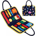 2022 New Design Kids Montessori Educational Handbag Life Dress Skills Early Felt Learning Busyboard