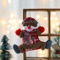Hot Selling Pendulum Window Display Decoration Christmas Tree Ornament One Character Horse Santa Claus Elk Bear Doll