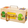 Factory Wooden Toddler Box Toys Teaching Busy Board Wooden Educational Toys Montessori Toys for Kinds