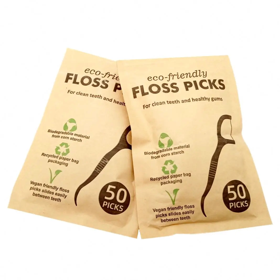 Natural Bamboo Degradable Dental Floss Eco Friendly Biodegradable Corn Floss for Dental Health