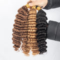 Hot Selling Human Hair Bulk No Weft 12A Indian Deep Wave Bulk Braiding Hair for Braids 100g