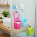 Portable PVC Hanging Storage Bags for Bath Kitchen Necessities Organizer for Soap Dish Towels Cleaning Utensils Bathroom Kitchen