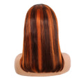 Wholesale Lady Corner 100% Remy Virgin Indian Hair 14 Inch Silky Straight Wave for Wig for Lace Highlight P4/350 hd