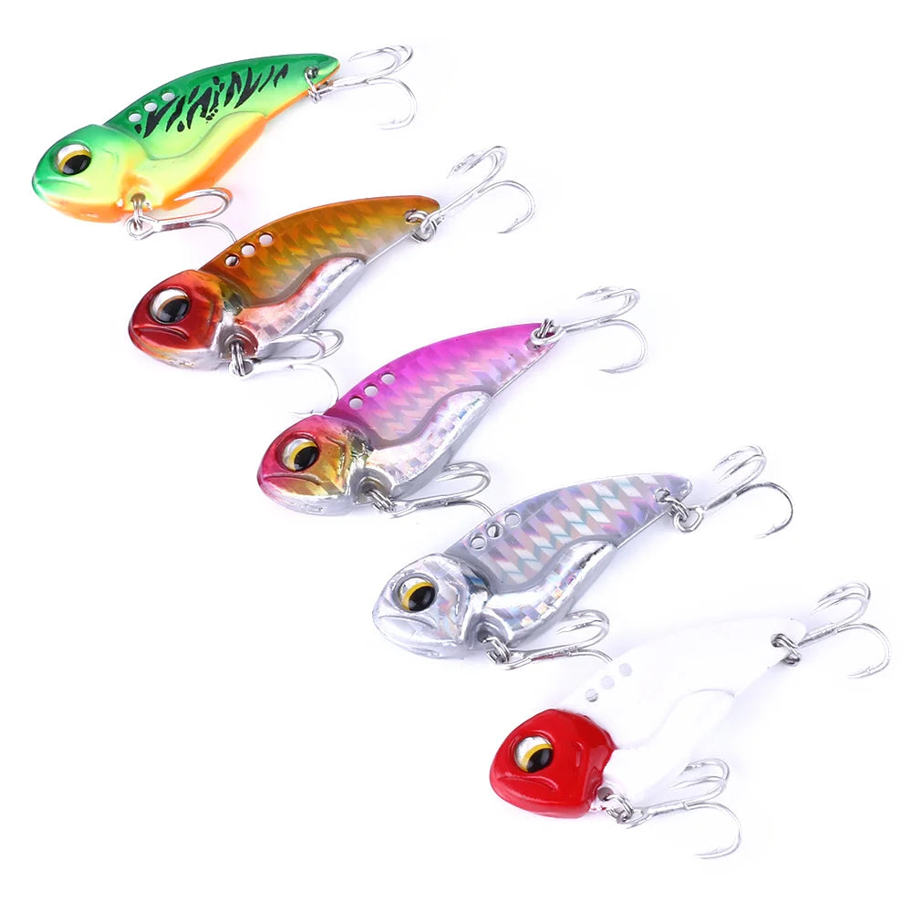 Wholesale VIB031/VIB032/VIB033 7g 14g 20g Artificial Hard Vibration Baits Metal Blade VIB Fishing Lures