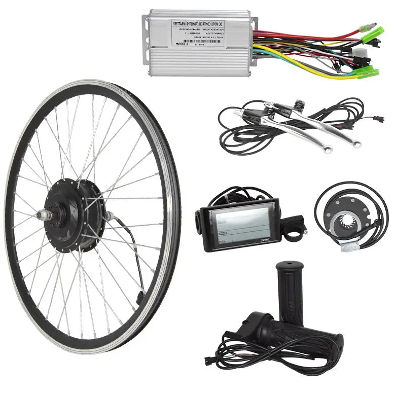 Bldc Motor 500W 750w Electric Bike Hub Motor Kit 1000W 2000w Electric Bike Ebike Conversion Kit with Battery Optional