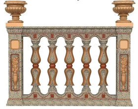 2023 New Design Casting in Place Plastic Decorative Concrete Baluster Mold for Sale